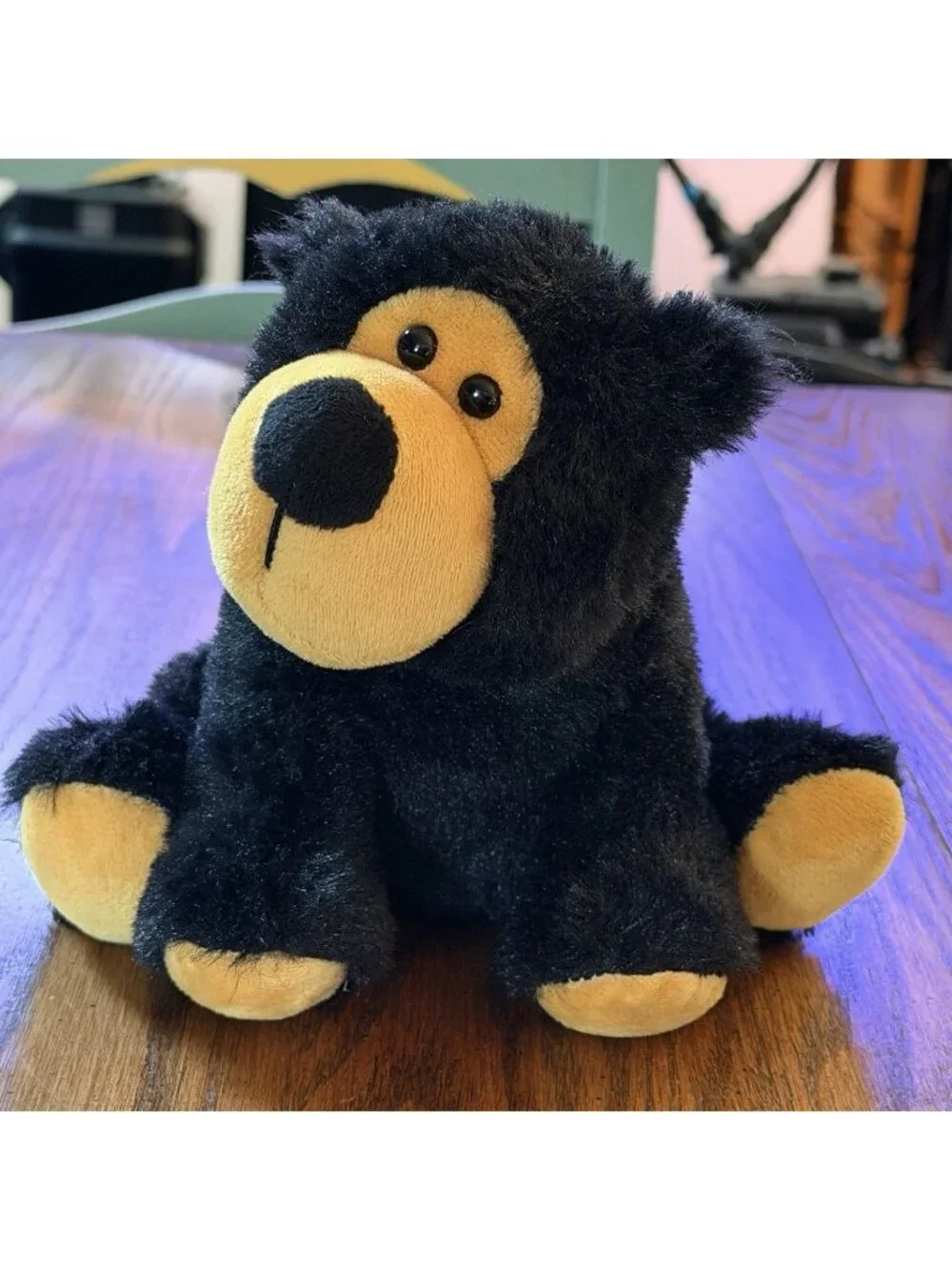 Get Your Hands On A GANZ Soft Plush Teddy Bear 7” Sitting Black Bear Tyson
